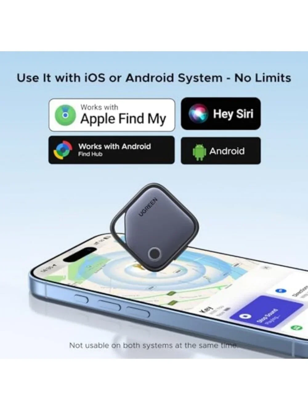 4 Pack Air Tracker Tags for iOS & Android - Bluetooth Location Finders